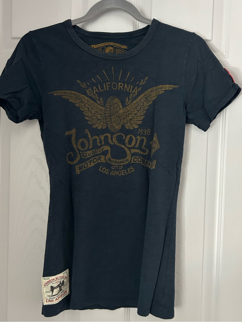 Graphic Tee Tank - Navy Blue